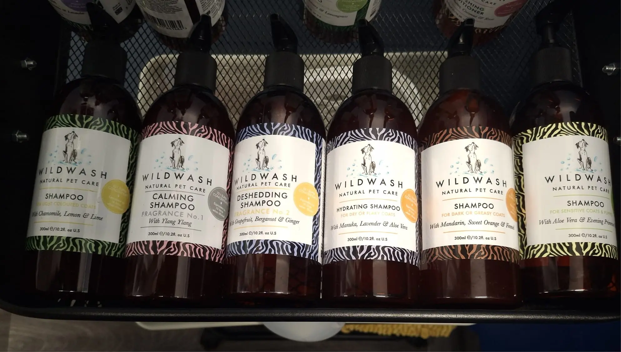 Natural origin grooming products used at BarkBuddiez